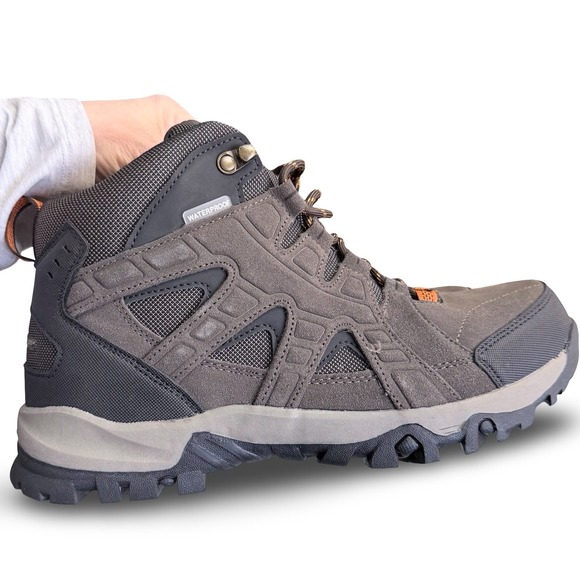 Eddie Bauer Harrison Mens Waterproof Hiking Boots Brown Leather Outdoor Sz 9.5M main image 11